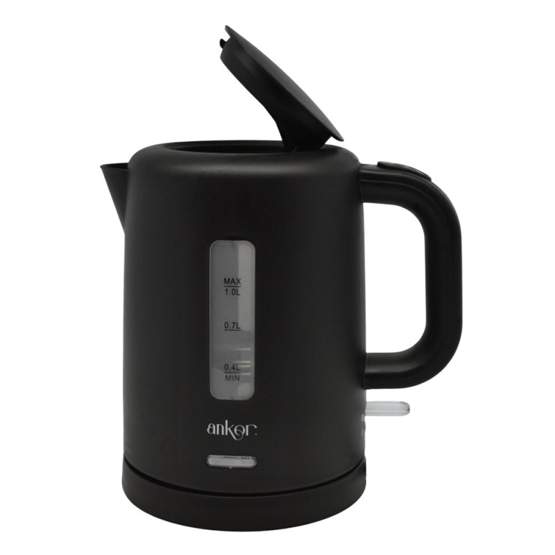 Ankor Black Βραστήρας 1100W Πλαστικός Χωρητικότητας 1lt