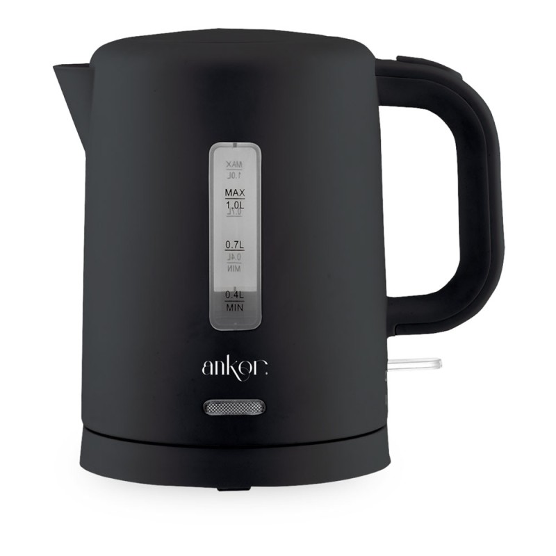 Ankor Black Βραστήρας 1100W Πλαστικός Χωρητικότητας 1lt 848003