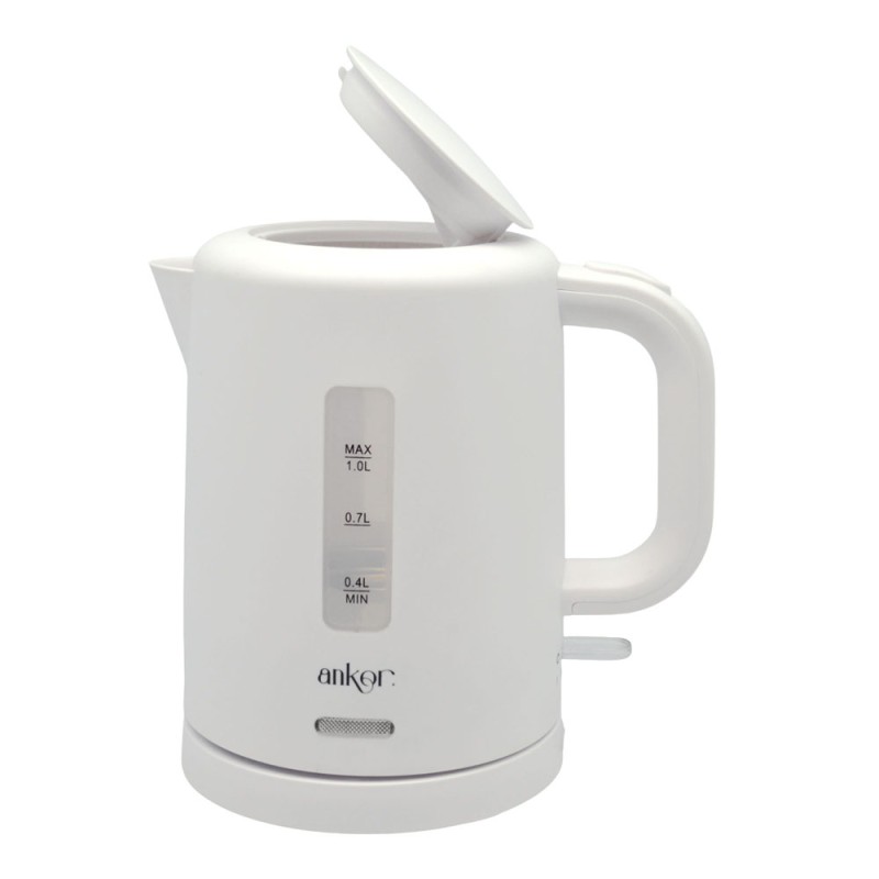 Ankor White Βραστήρας 1100W Πλαστικός Χωρητικότητας 1lt 848010