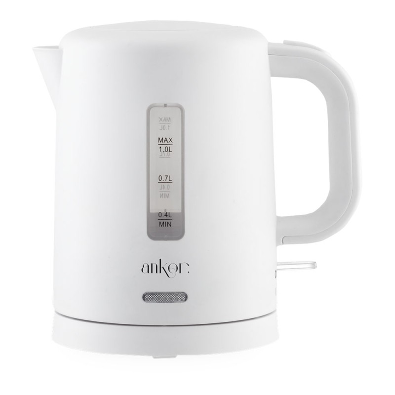 Ankor White Βραστήρας 1100W Πλαστικός Χωρητικότητας 1lt