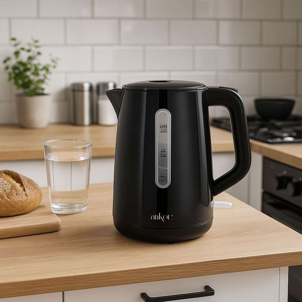 Ankor Black Βραστήρας 2200W Πλαστικός Χωρητικότητας 1.7lt 848034