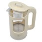 Ankor Beige Βραστήρας 2200W Cool Touch από Πυρίμαχο Γυαλί με Διπλό Τοίχωμα 1.7lt