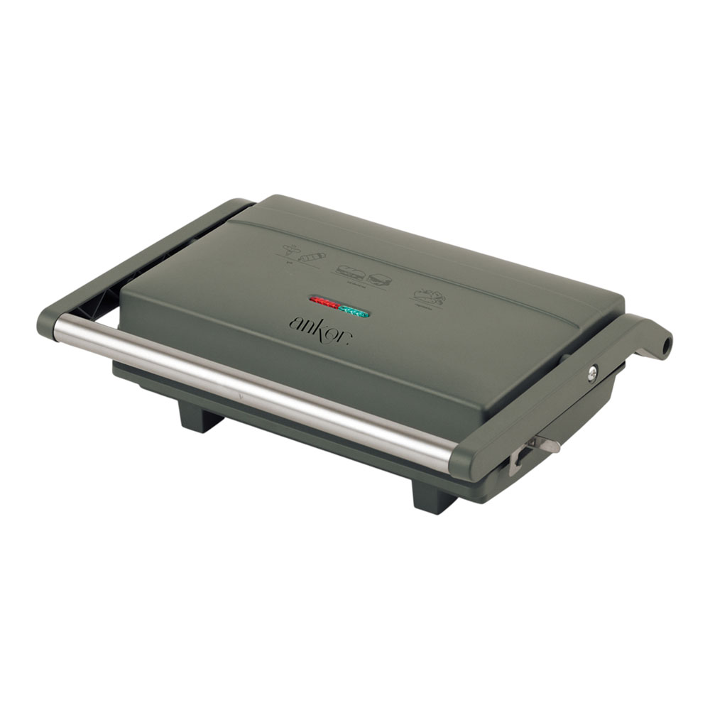 Ankor Olive Trio Σετ Πρωινού 3 Τεμαχίων – Γκριλιέρα 1300W, Ηλεκτρικός Βραστήρας 1lt & Ηλεκτρικό Μπρίκι 400ml