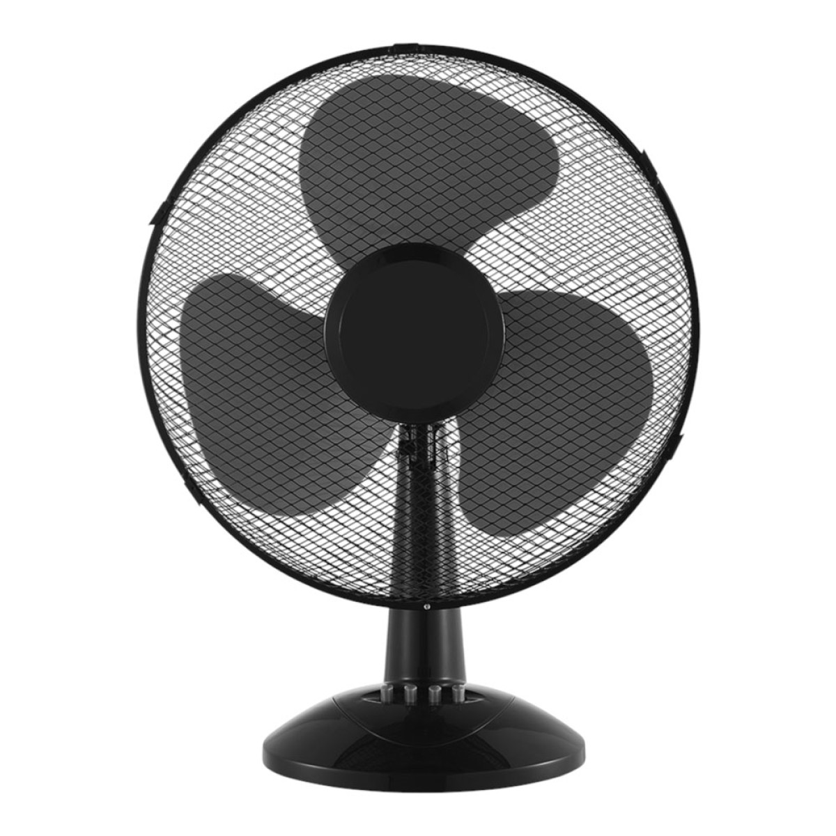 Επιτραπέζιος Ανεμιστήρας 50W Μαύρος με Διάμετρο 40cm, 3 Ταχύτητες & Αυτόματη Περιστροφή