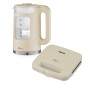 Ankor Beige Σετ Συσκευών Κουζίνας 2τμχ – Βραστήρας 2200W Cool Touch & Τοστιέρα 750W