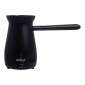 Ankor Mat Black Ηλεκτρικό Μπρίκι 1000W Πλαστικό 400ml με Αποσπώμενη Βάση 360°