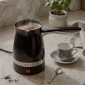 Ankor Black Ηλεκτρικό Μπρίκι 1000W Πλαστικό 400ml με Αποσπώμενη Βάση 360° (Έως 4 Φλιτζάνια)