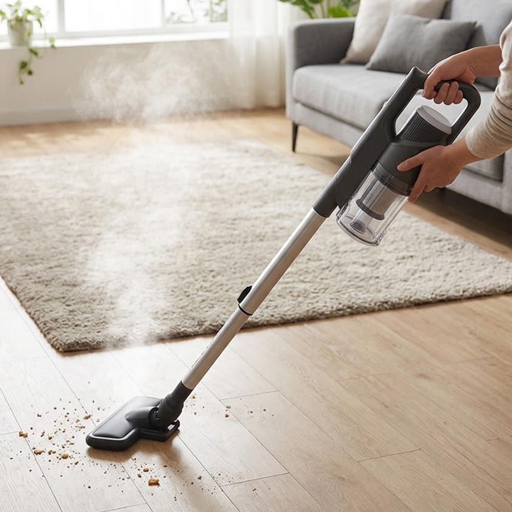 Ankor Black 2-in-1 Κυκλωνική Ηλεκτρική Σκούπα Stick & Χειρός 550W με Τηλεσκοπικό Κοντάρι & Φίλτρο HEPA (15000Pa)
