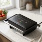 Ankor Black Mega Σετ 2 Τεμαχίων – Γκριλιέρα 1300W με Αντικολλητικές Πλάκες & Ηλεκτρικός Βραστήρας 1.7lt 2200W