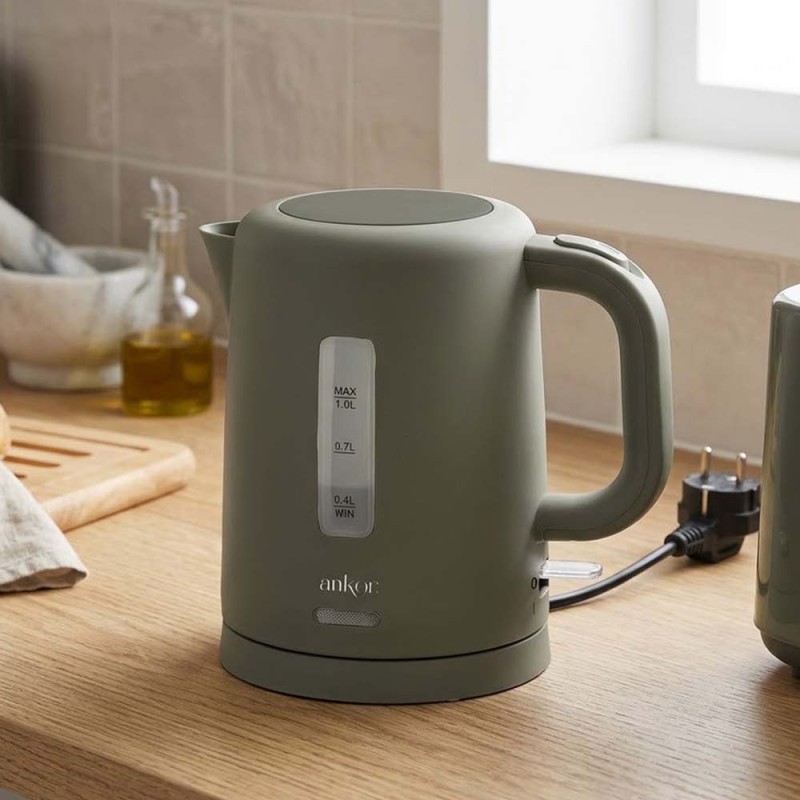 Ankor Olive Βραστήρας 1100W Πλαστικός Χωρητικότητας 1lt