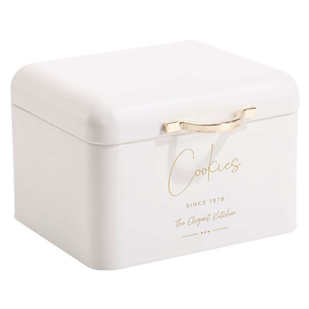 Ankor White & Gold Σετ Κουζίνας 5 τμχ - Ψωμιέρα - Coffee & Sugar - Cookies - Βάση Χαρτιού