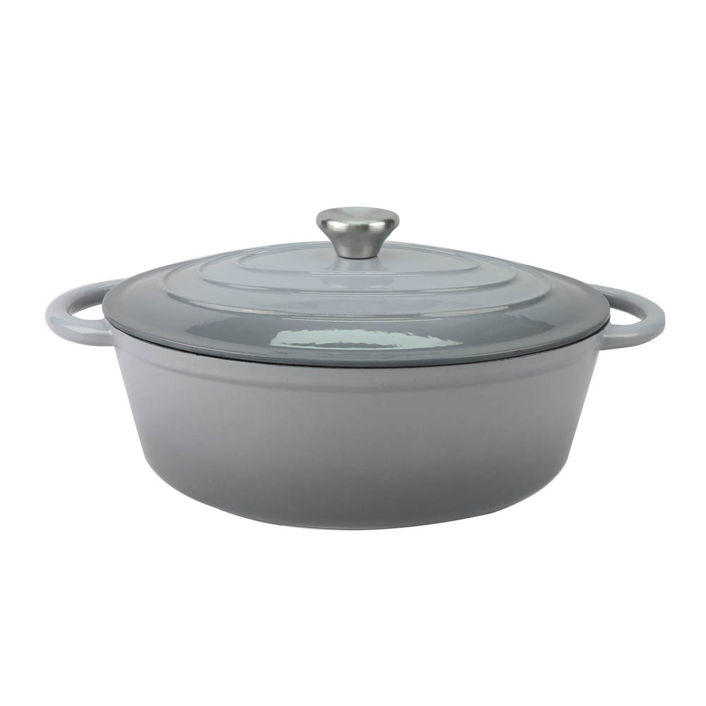 Ankor Μαντεμένια Γάστρα με Καπάκι 6lt (41x26.5x12) - Seasoned & Ready to Use