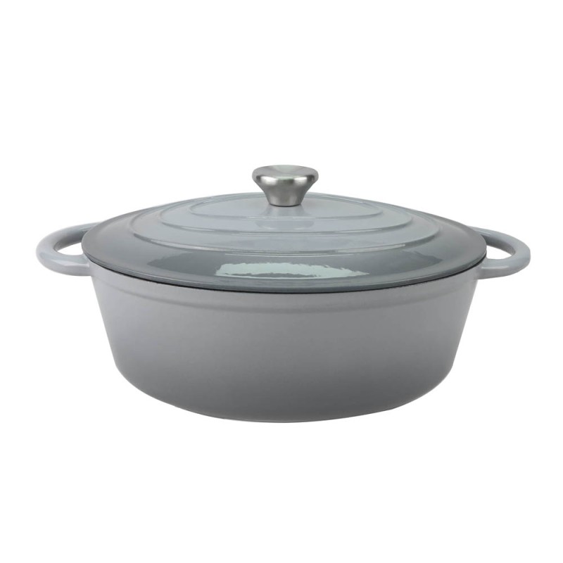 Ankor Μαντεμένια Γάστρα με Καπάκι 6lt (41x26.5x12) - Seasoned & Ready to Use