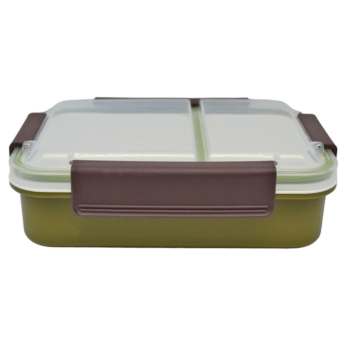 Φαγητοδοχείο 2 Θέσεων 1lt Πλαστικό Ankor Green 834075