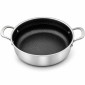 Ankor Dmond Tri-Ply Ρηχή Ανοξείδωτη Υβριδική Κατσαρόλα 28cm με Αντικολλητικό Εξάγωνο Laser Μοτίβο & Γυάλινο Καπάκι