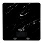 Marble Black Ηλεκτρονική Ζυγαριά Κουζίνας 15kg Γυάλινη Τετράγωνη