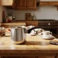 Μπρίκι 360ml Ανοξείδωτο με Αντιθερμική Λαβή Βακελίτη