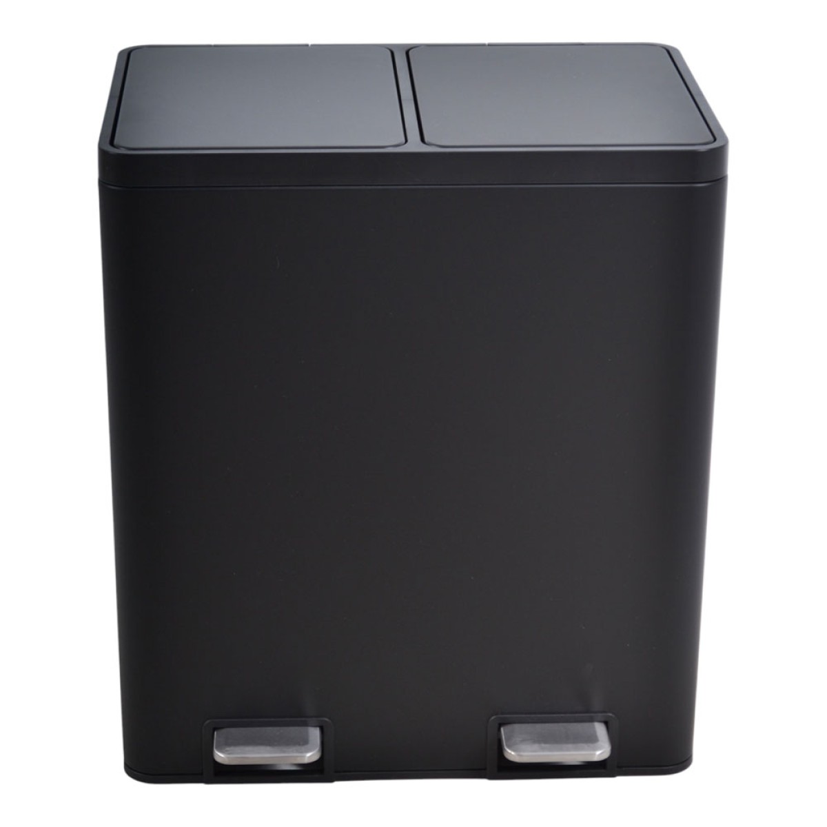 Ankor Double Black Κάδος Απορριμμάτων & Ανακύκλωσης Διπλός 40Lt (2x20Lt) Soft Close