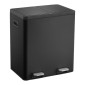 Ankor Double Black Κάδος Απορριμμάτων & Ανακύκλωσης Διπλός 40Lt (2x20Lt) Soft Close