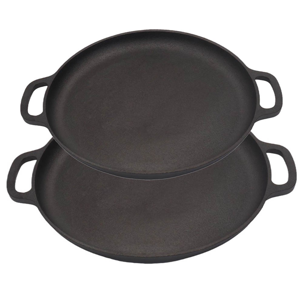 Ankor Premium Σετ Μαντεμένια Ταψιά (35x29 & 42x35) – Κατάλληλα για Όλες τις Εστίες, BBQ & Φούρνο