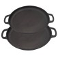 Ankor Premium Σετ Μαντεμένια Ταψιά (35x29 & 42x35) – Κατάλληλα για Όλες τις Εστίες, BBQ & Φούρνο