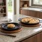 Ankor Premium Σετ Μαντεμένια Ταψιά (35x29 & 42x35) – Κατάλληλα για Όλες τις Εστίες, BBQ & Φούρνο