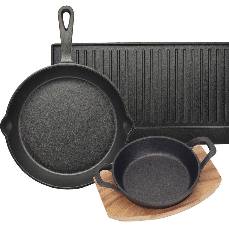 Ankor Premium Σετ Μαντεμένια Σκεύη 3τμχ – Πλάκα Διπλής Όψης, Τηγάνι Ν.26 & Σαγανάκι Ν.16 Ankor Premium Σετ Μαντεμένια Σκεύη 3τμχ – Πλάκα Διπλής Όψης, Τηγάνι Ν.26 & Σαγανάκι Ν.16