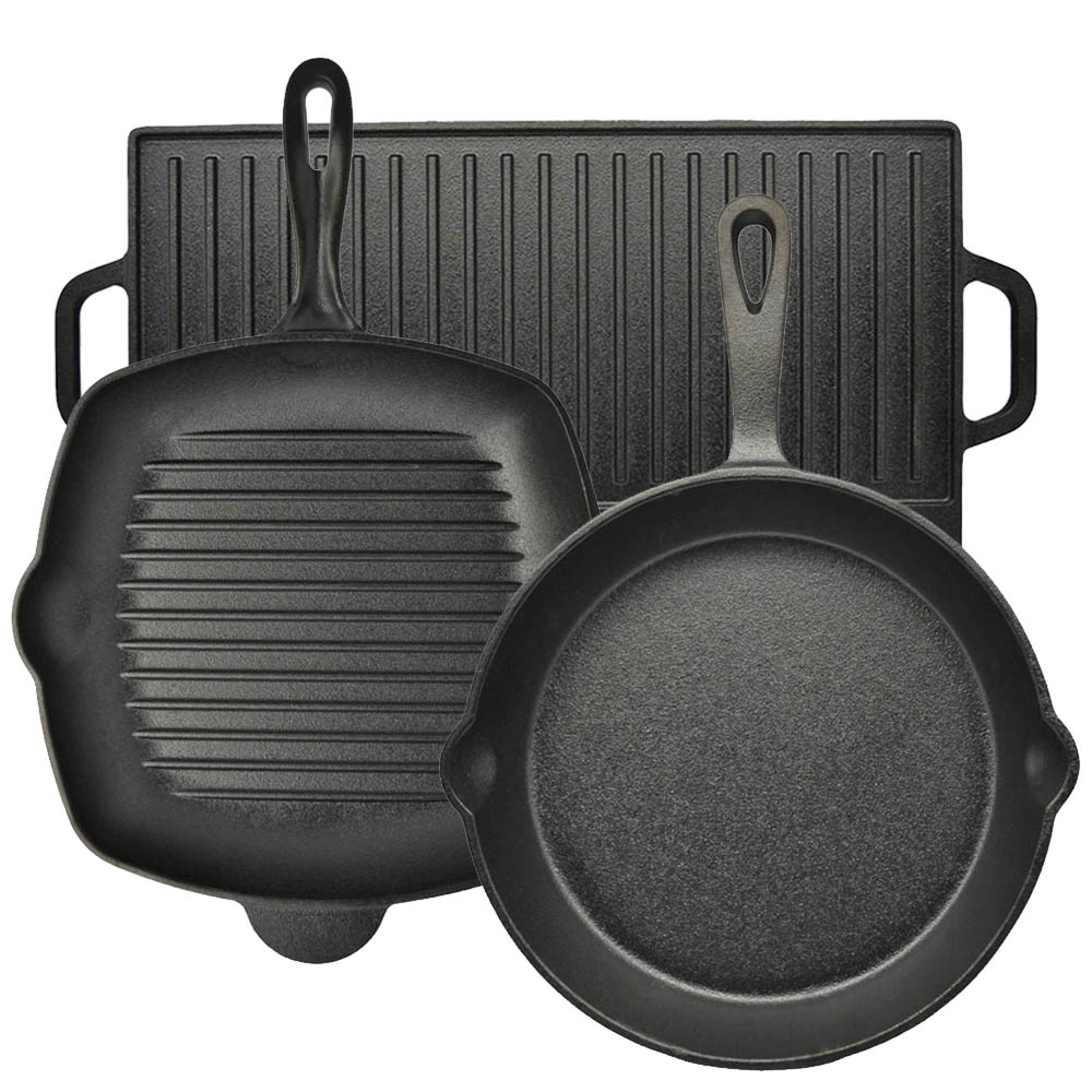 Ankor Premium Σετ Μαντεμένια Σκεύη 3τμχ – Πλάκα Διπλής Όψης, Τηγάνι Ν.26 & Γκριλιέρα Ν.28 Ankor Premium Σετ Μαντεμένια Σκεύη 3τμχ – Πλάκα Διπλής Όψης, Τηγάνι Ν.26 & Γκριλιέρα Ν.28