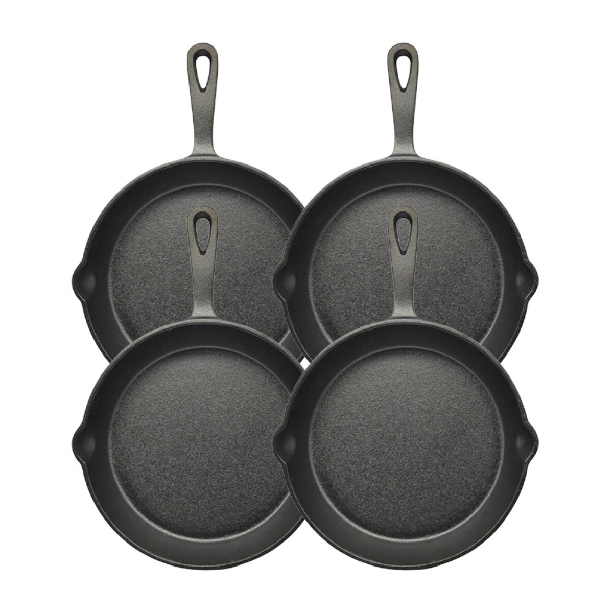 Ankor Premium Σετ 4 Μαντεμένια Τηγάνια Ν.20 - Οικιακή & Επαγγελματική Χρήση