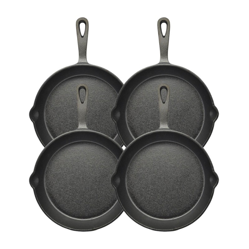 Ankor Premium Σετ 4 Μαντεμένια Τηγάνια Ν.20 - Οικιακή & Επαγγελματική Χρήση