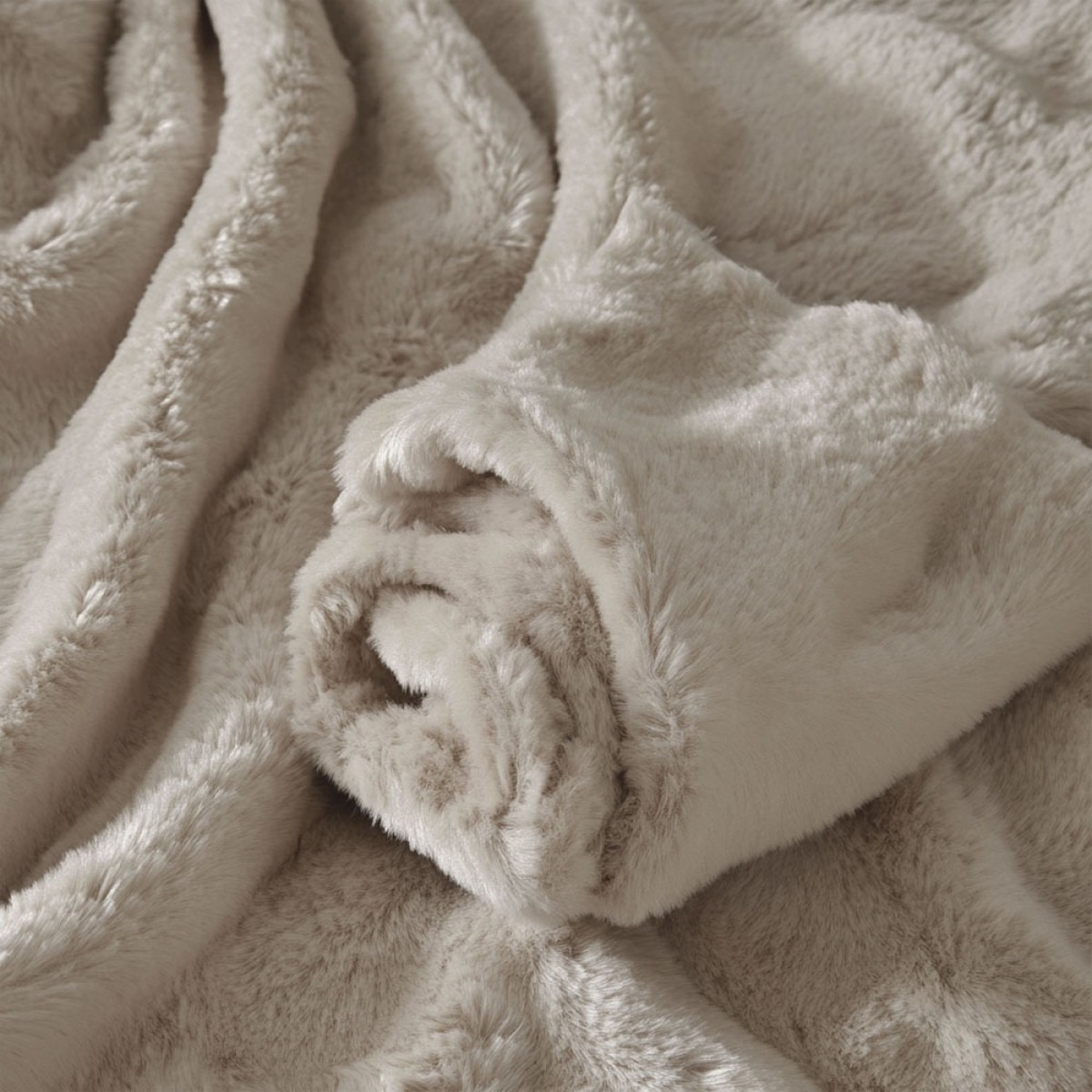 Ankor Κουβέρτα Fluffy Flannel Διπλή (200x220) Beige 846054