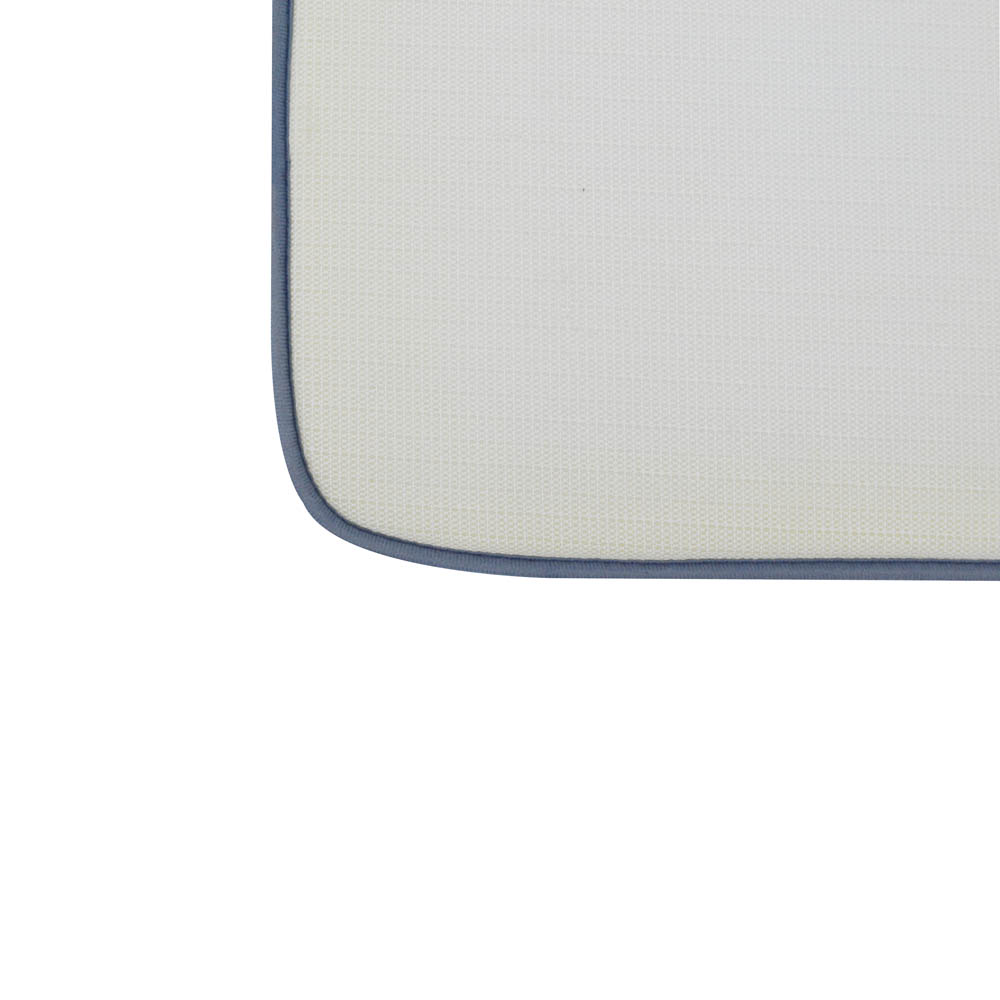 Πατάκι Μπάνιου (50x80) Αντιολισθητικό Sidirela Marble Grey E-8260-56