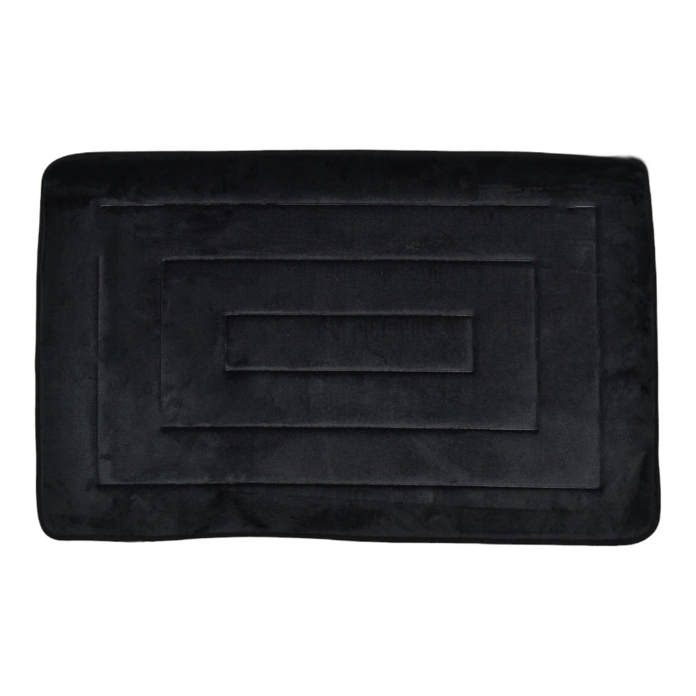 Πατάκι Μπάνιου (50x80) Αντιολισθητικό Ankor Memory Foam Black 835980
