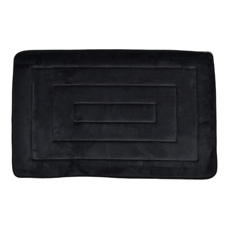 Πατάκι Μπάνιου (50x80) Αντιολισθητικό Ankor Memory Foam Black 835980