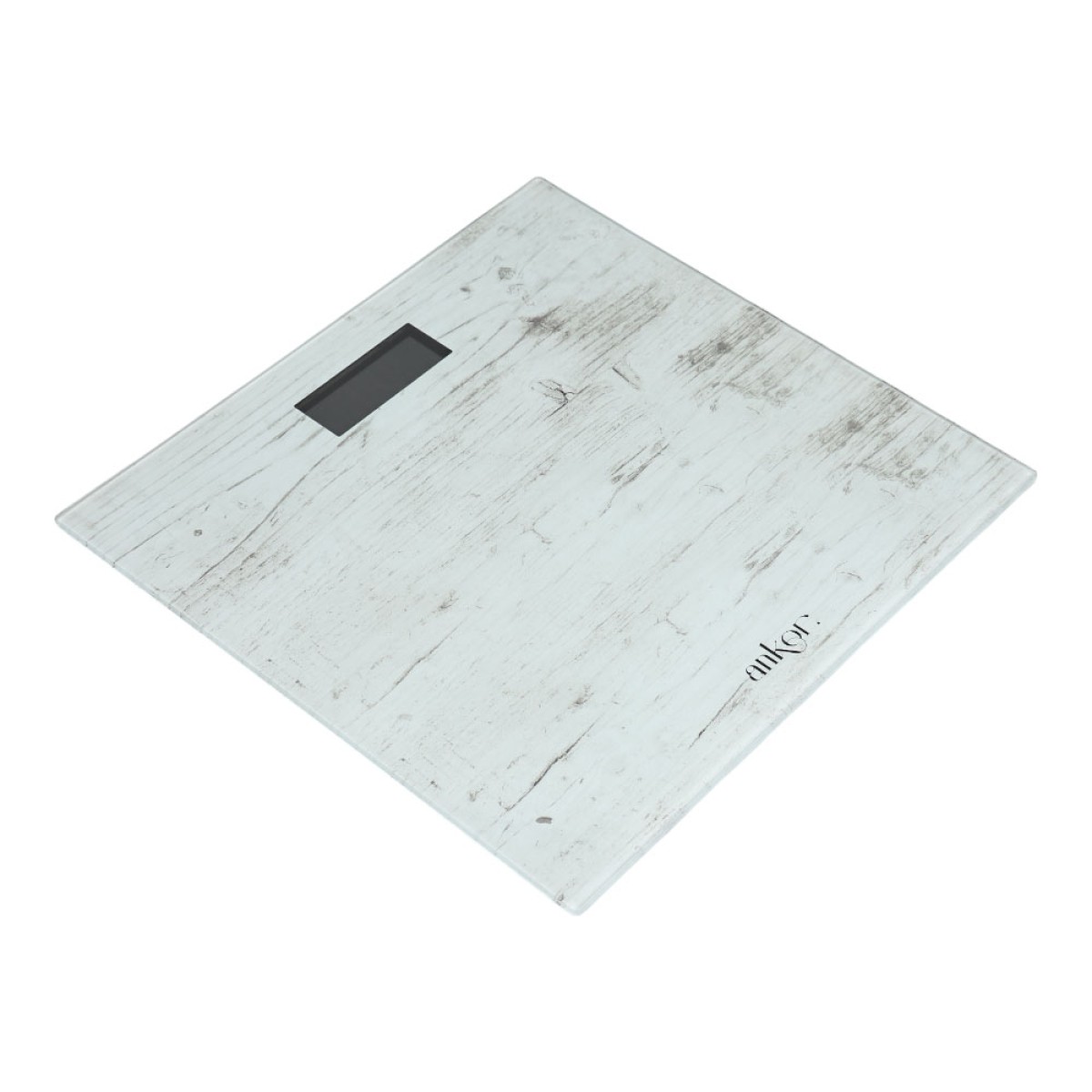 Ankor Wood White Ζυγαριά Μπάνιου (30x30x2.5) Ηλεκτρονική 840489