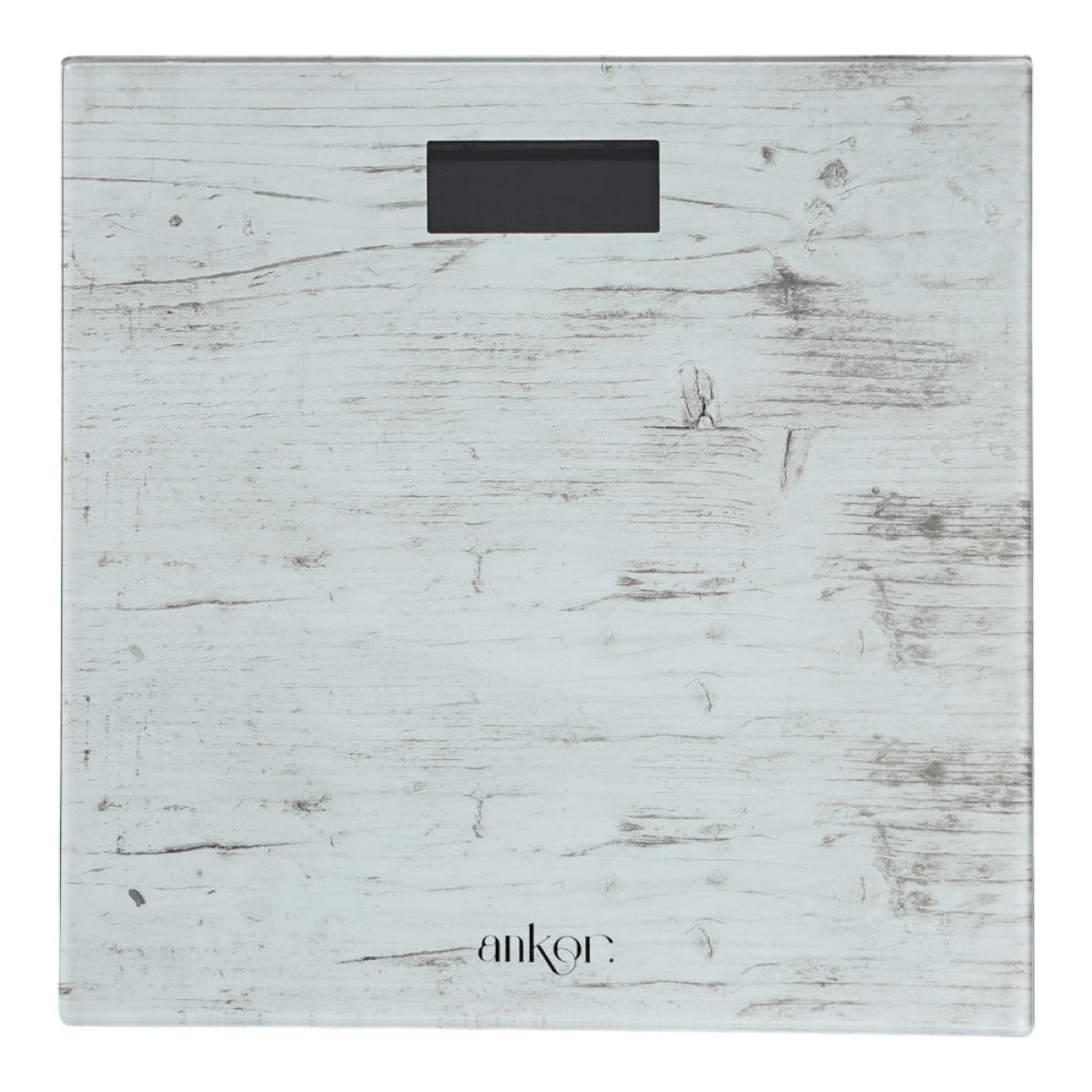 Ankor Wood White Ζυγαριά Μπάνιου (30x30x2.5) Ηλεκτρονική 840489