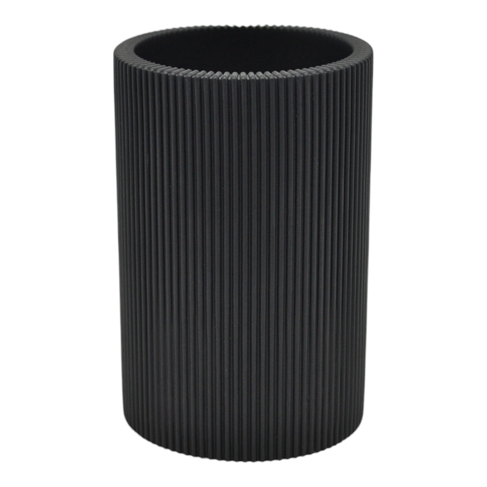 Ankor Circle Black Ποτήρι Μπάνιου (Φ7.5x11.7) Πολυεστερικό 841592