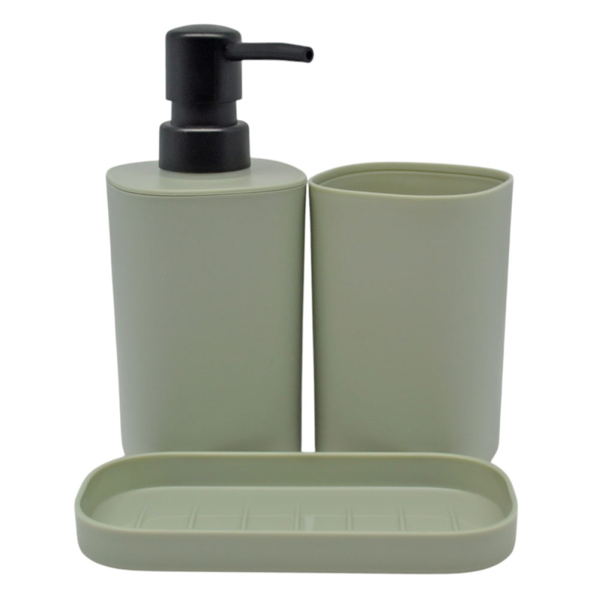 Ankor Mint Σετ Μπάνιου 6τμχ – Πεντάλ Soft Close, Πιγκάλ, Πατάκι, Dispenser, Ποτήρι Μπάνιου & Σαπουνοθήκη