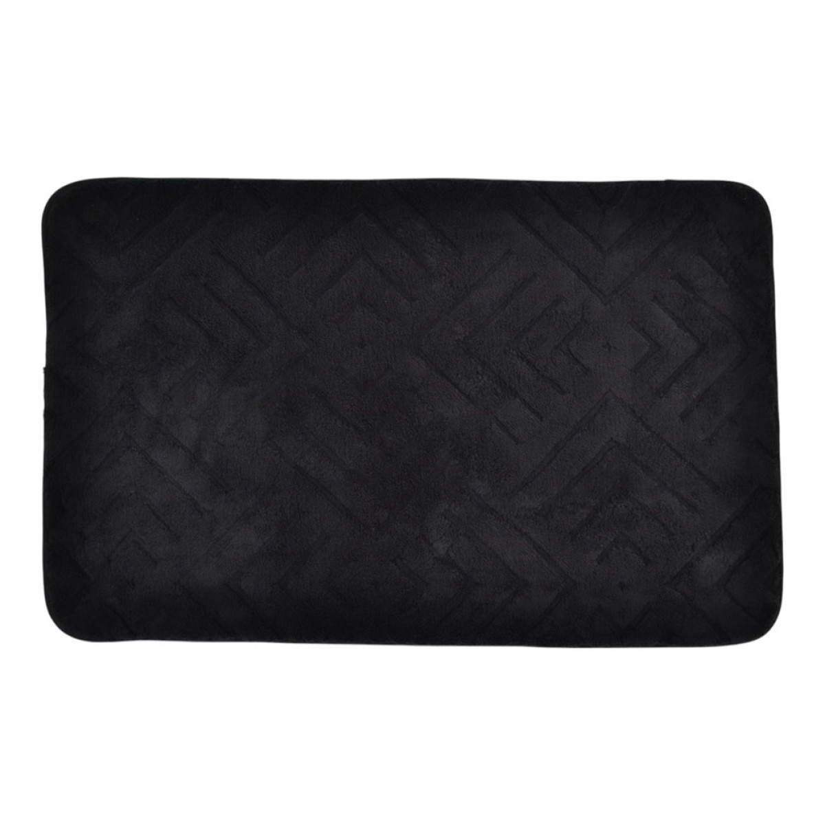 Πατάκι Μπάνιου (50x80) Αντιολισθητικό Ankor Memory Foam Black 843367