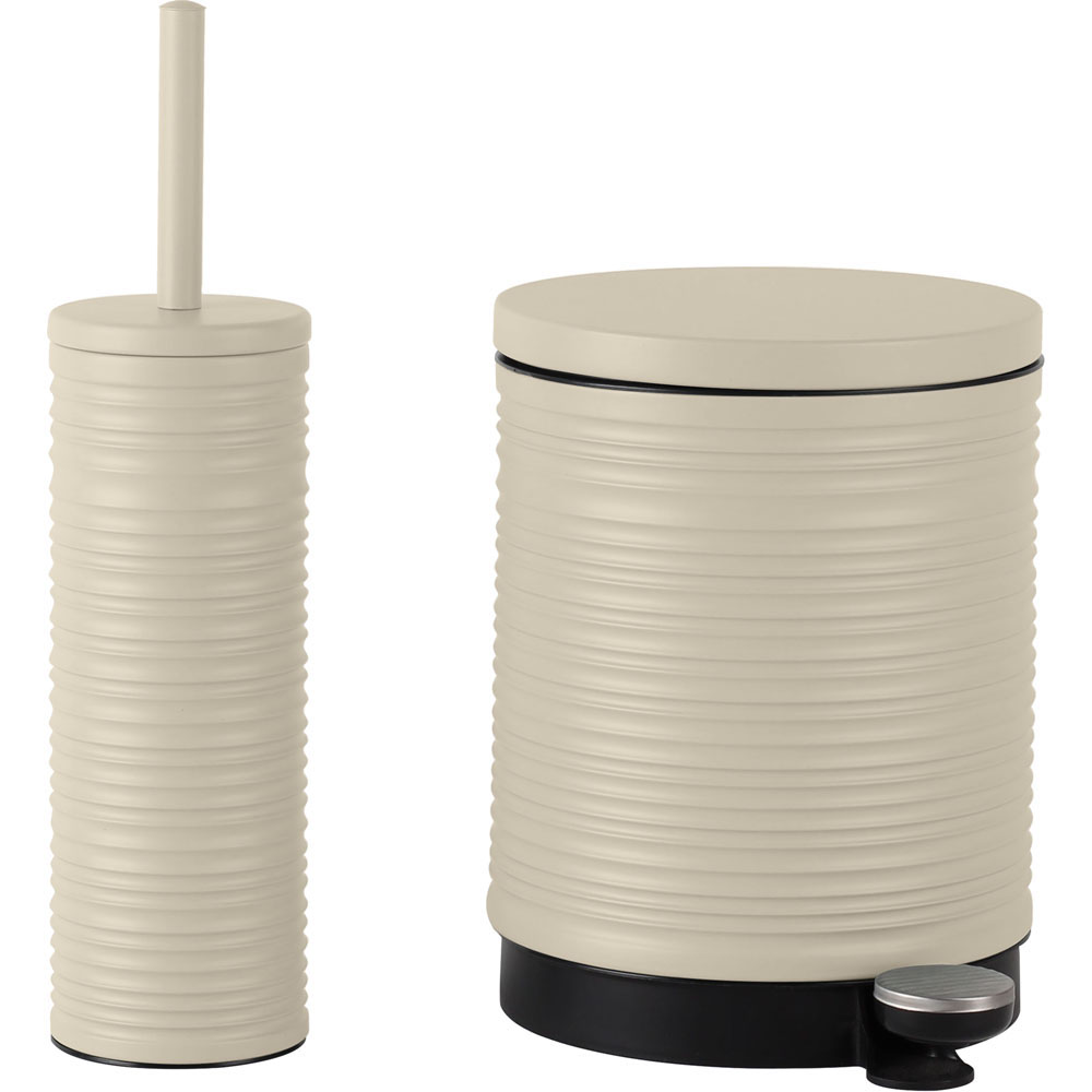 Ankor Beige Σετ Πεντάλ 5Lt + Πιγκάλ Μεταλλικό με Soft Close 845071-118