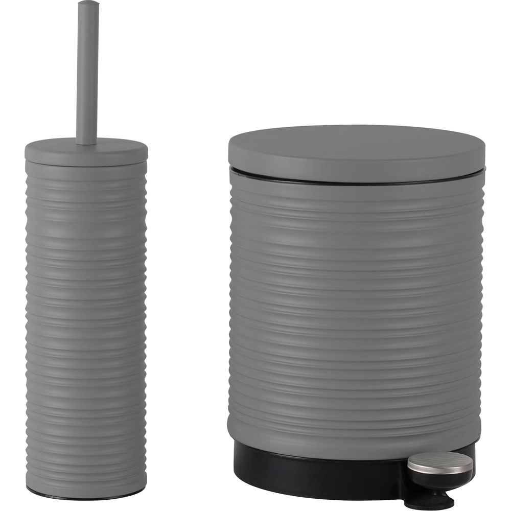 Ankor Grey Σετ Πεντάλ 5Lt + Πιγκάλ Μεταλλικό με Soft Close 845088-125