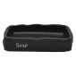 Ankor Soap Black Σαπουνοθήκη (12.7x8.6x2.5) με Όψη Πέτρας
