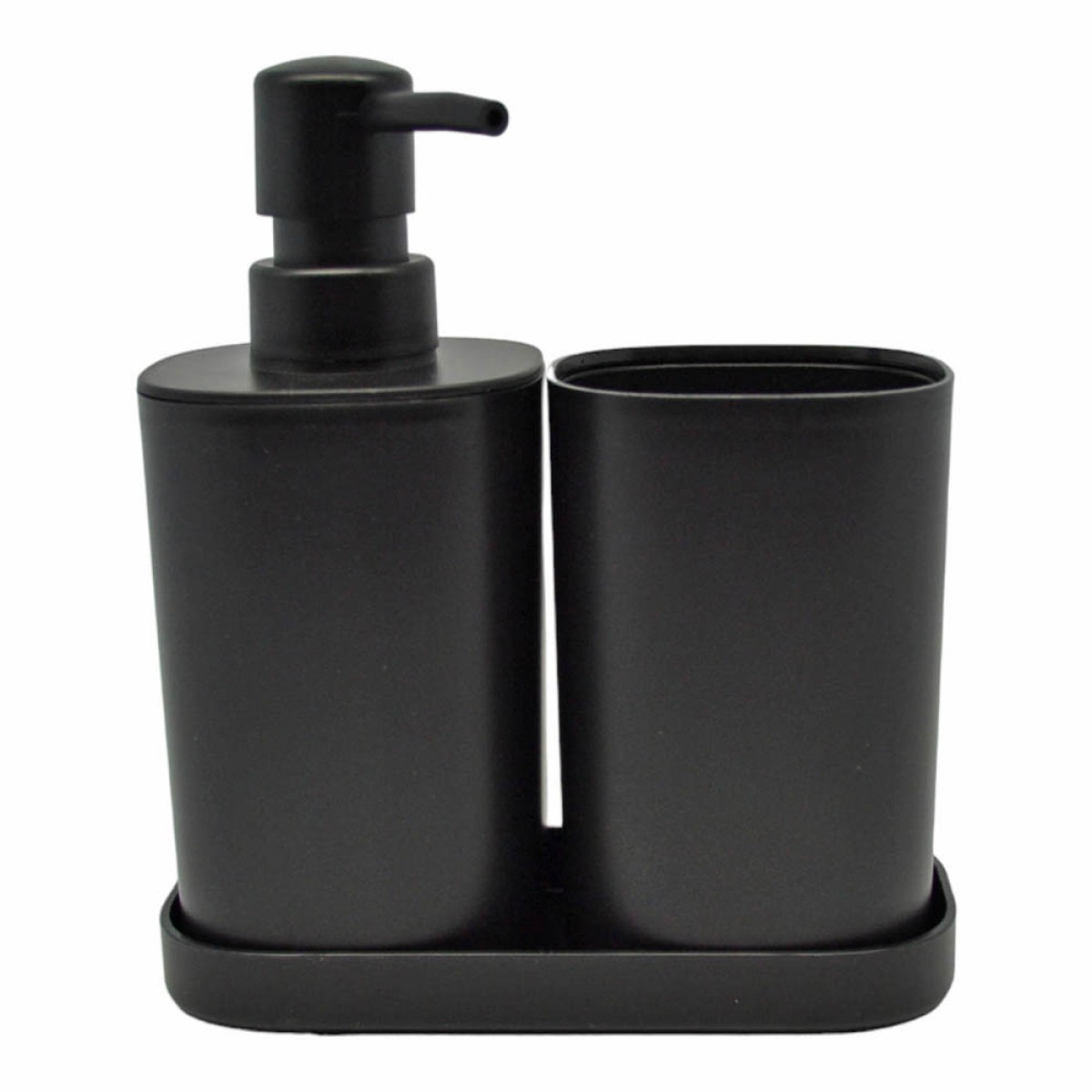 Ankor Black Σετ Μπάνιου 6τμχ – Πεντάλ Soft Close, Πιγκάλ, Πατάκι, Dispenser, Ποτήρι Μπάνιου & Σαπουνοθήκη