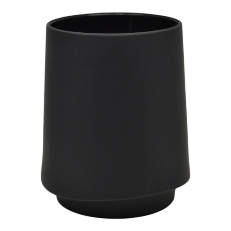 Nordic Black Ποτηροθήκη Μπάνιου (8.6x10.6) από ABS Rubber Soft-Touch