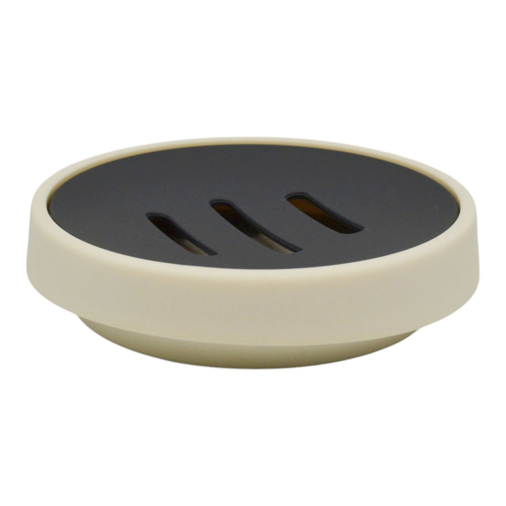 Nordic Sand Σαπουνοθήκη Μπάνιου (11.2x2.8) από ABS Rubber Soft-Touch & Σχισμές Αποστράγγισης