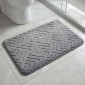 Ankor Πατάκι Μπάνιου Memory Foam (50x80) Γκρι – Εξαιρετικά Απορροφητικό & Μαλακό με Αντιολισθητική Βάση PVC