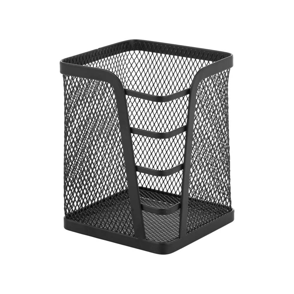 Κουταλοθήκη Διάτρητη (11.2x11.2x14.5) Μεταλλική Μαύρη