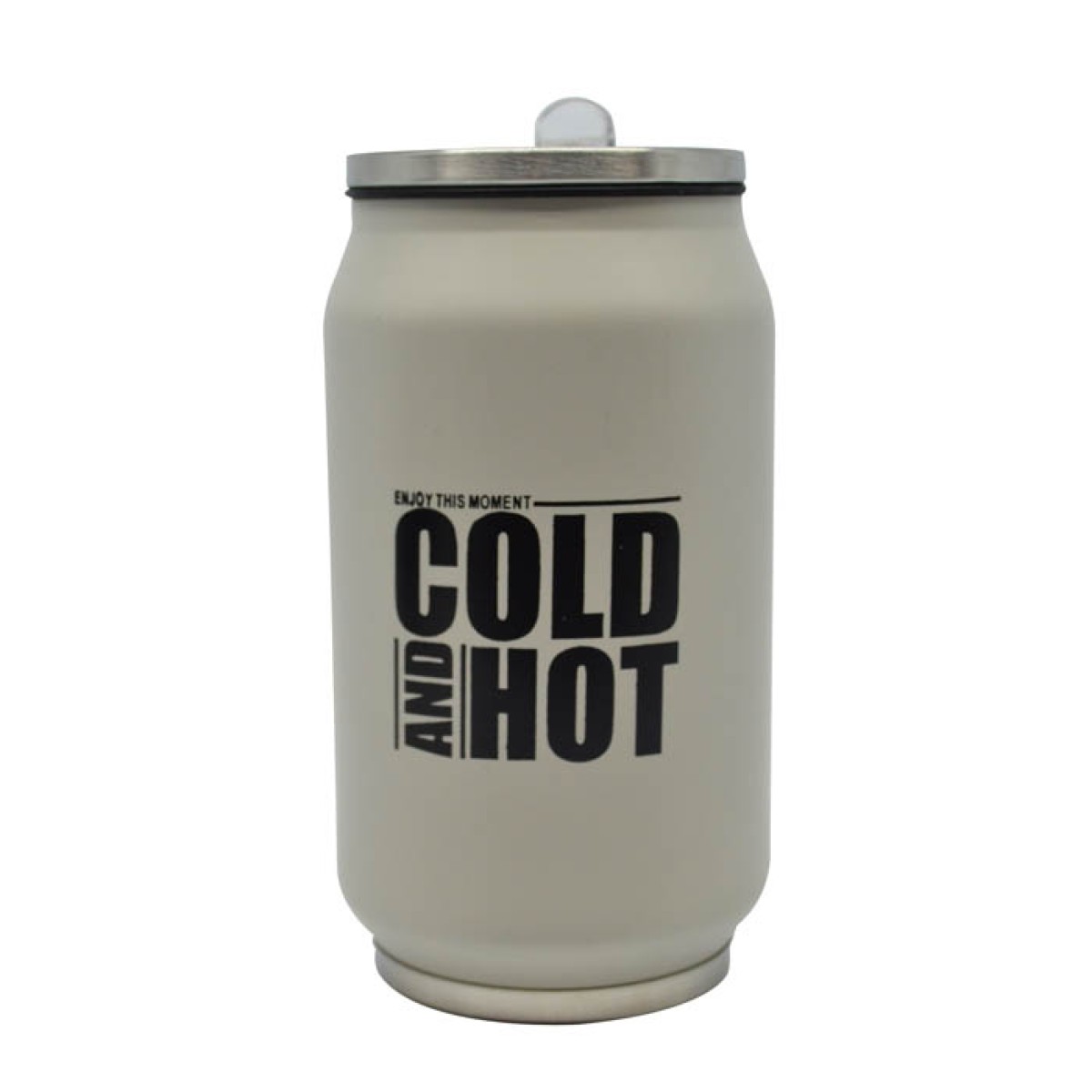 Cold and Hot Ποτήρι Θερμός 330ml Ανοξείδωτο Μπεζ