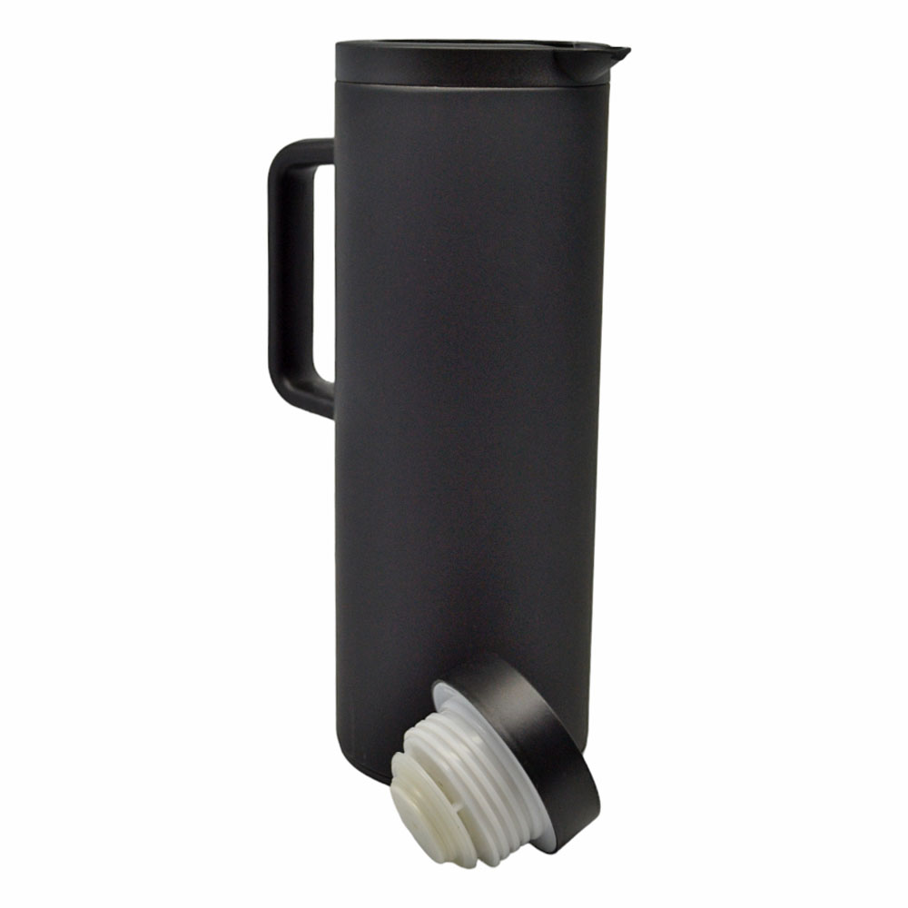 Ankor Black Κανάτα Θερμός 1lt Soft Touch