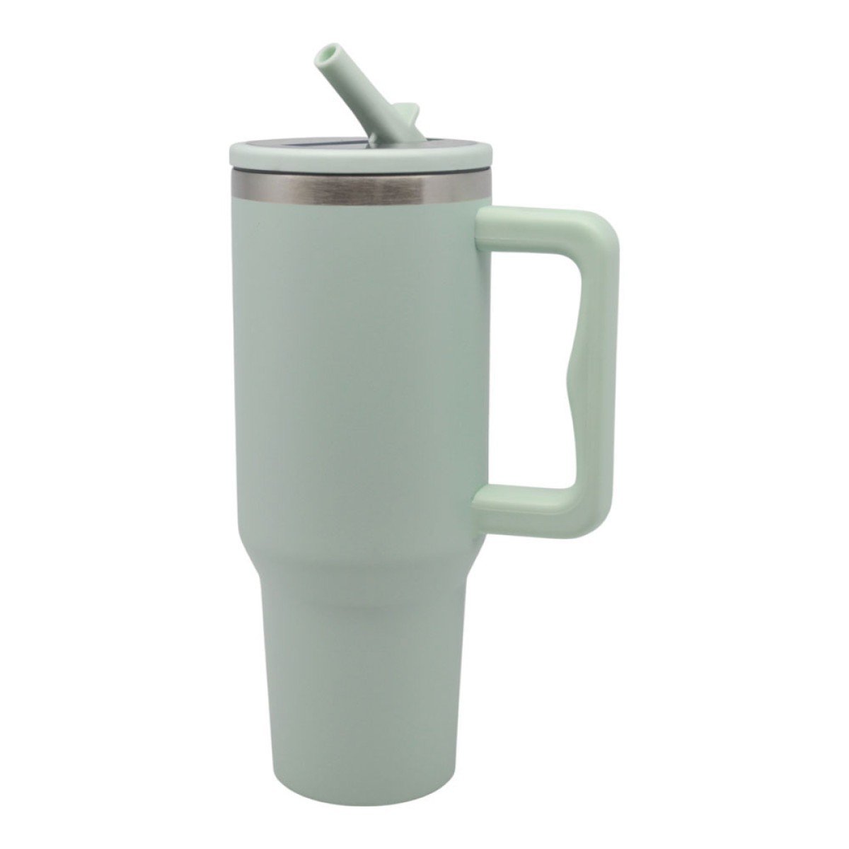 Ankor Mint Ανοξείδωτο Ποτήρι Θερμός 1200ml με Χερούλι & Καλαμάκι